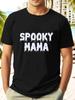 Spooky MAMA Graphic T-shirt - Dripping Font Design