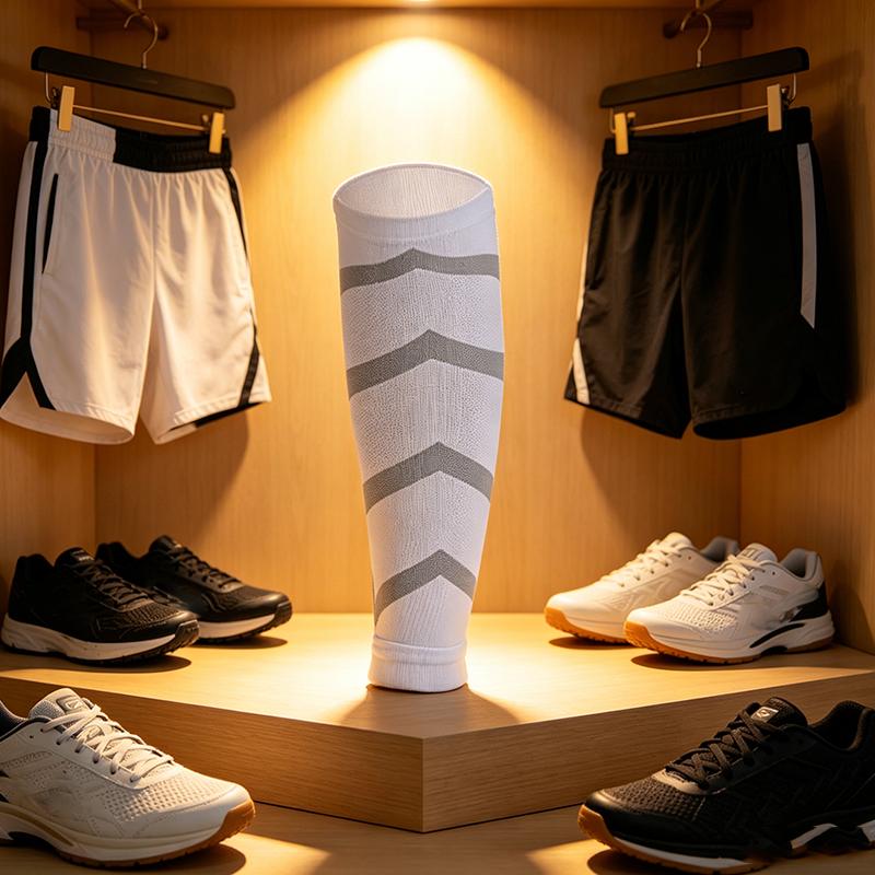 1Pair Shin Compression Sleeves Professional Running Cycling Shin Guard Lightweight Breathable Basketball Sports Leg Sleeves