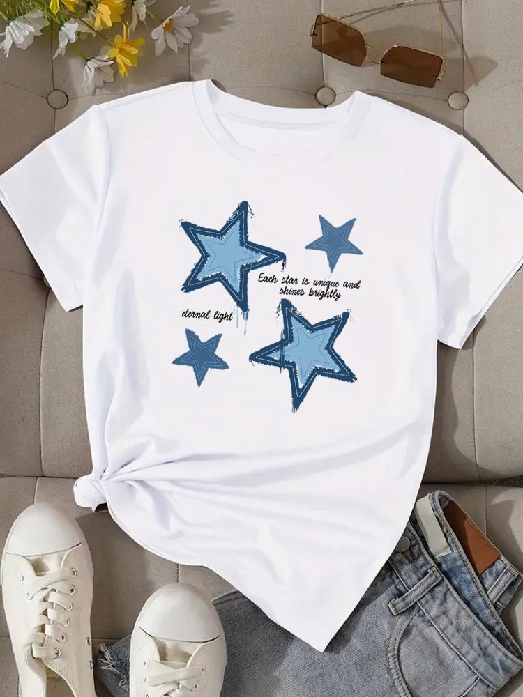 (Asian Size) love trend cute 90s Woman Print Tee Top Women Clothing T Shirt Fashion Female Short Sleeve Graphic T-shirts