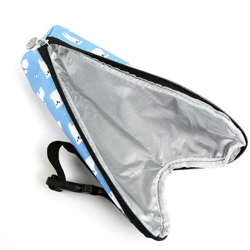 Baby Bottle Warmer Bag Portable Infant Feeding Bottle Aluminum Foil Insulation Stroller Hanging Bag Insulated Bottle Holder