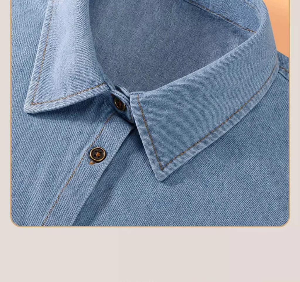 Children's Versatile Denim Dickey Faux Collar for Sweaters and Ladies - Multifunctional Pointed Collar Decoration