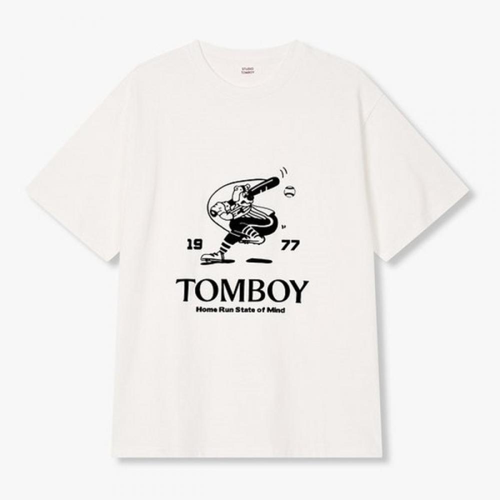 STudio Tomboy Baseball Bear T shirT  91u5322991cT blacks/L