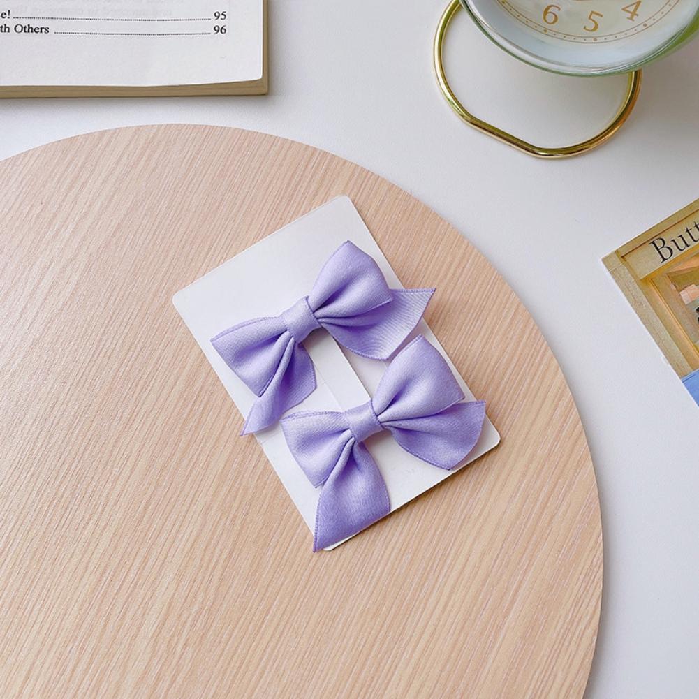 

Детская заколка для волос с бантами, полностью покрытые лентой зажимы для головного убора для маленьких девочек фиолетовый