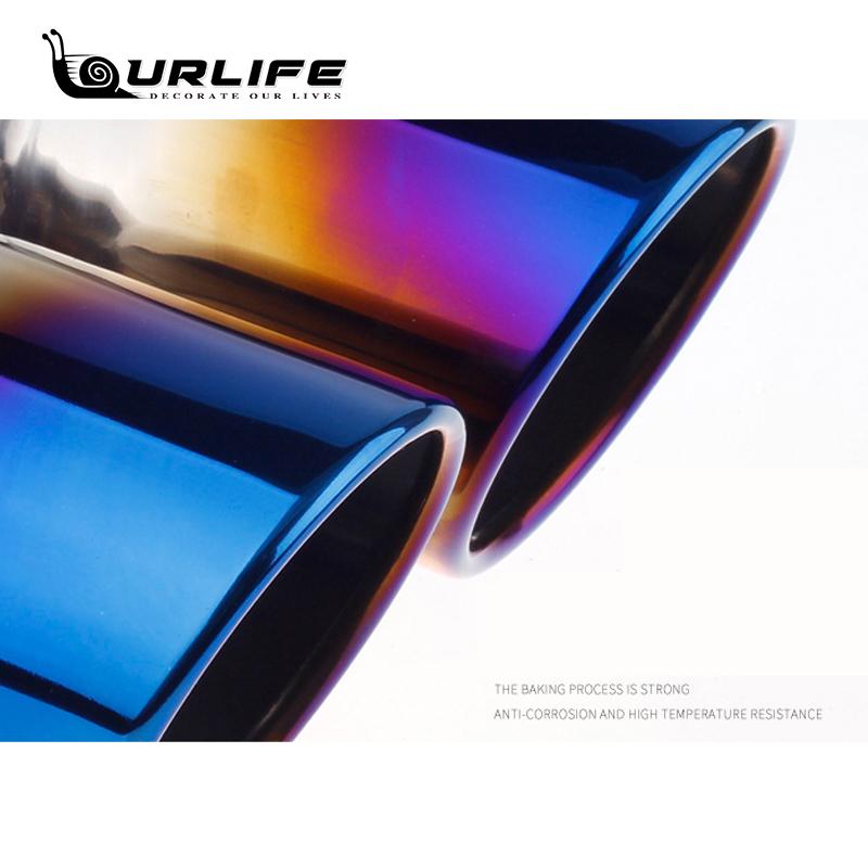 AX Exhaust Muffler Tip For Hyundai Tucson Ix35 For Kia Sportage 2011- TailPipe Tailpipe Finisher End Trim Mufflers Tip