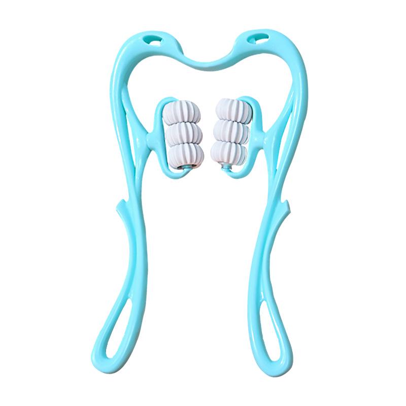 Handliches 6-Rollen-Nacken- und Schultermassagegerät