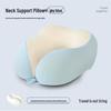 U-shaped Neck Pillow for Travel: Portable Airplane, Car, and Back Support Pillow