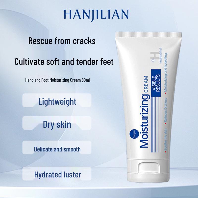 Han Ji Lian-1072 Moisturizing Cream for Hands & Feet: Hydrates & Nourishes Dry, Cracked Heels