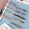 Gifts Women Acetate Geometric Leopard Hairgrips Geometric Hairpins Long Barrettes Vintage Hair Pin Hair Clips Hair Accessories
