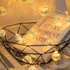 LED Moroccan Hollow Metal Ball String Lights Solar Powered-Perfect for Wedding,Party,Birthday,Garden/Yard Outdoor Decorative/decor for room