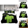 Billie Eilish 3piece Bed Cover And Pillowcase Set With Durable Polyester Fabric