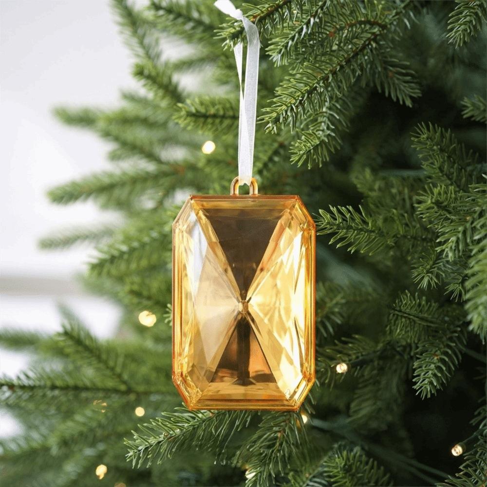 Multicolor Christmas Tree Pendant Color Glitter Christmas Hanging Decoration Festival