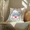 Colorful plant and insect home prints Cushion Cover DoubleSided Plush Sofa Cushion Covers Organic Breathable Invisible Zipper