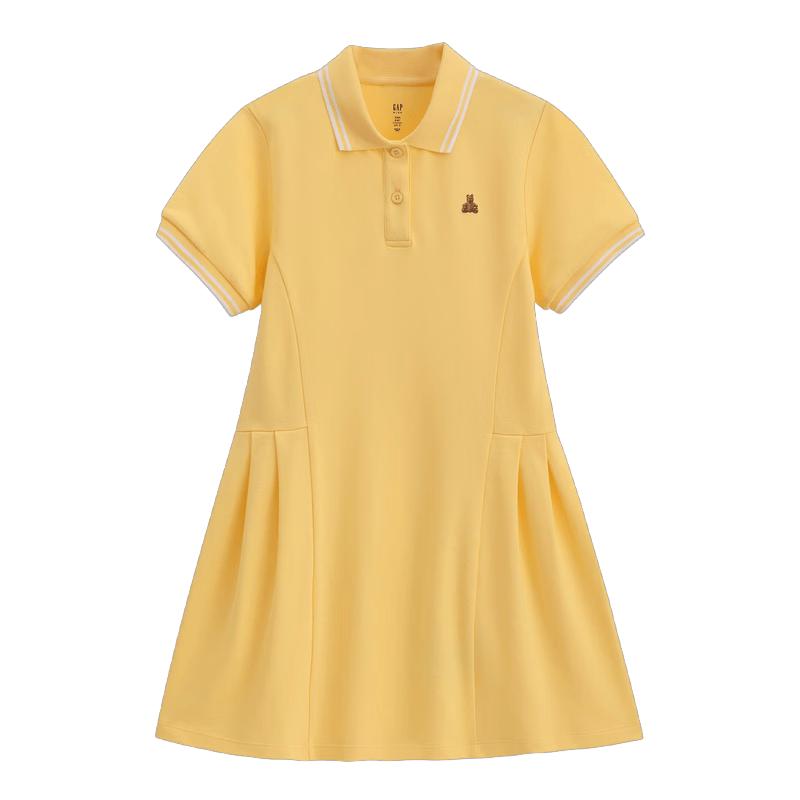 Gap Girls' Teddy Bear Embroidered Polo Dress