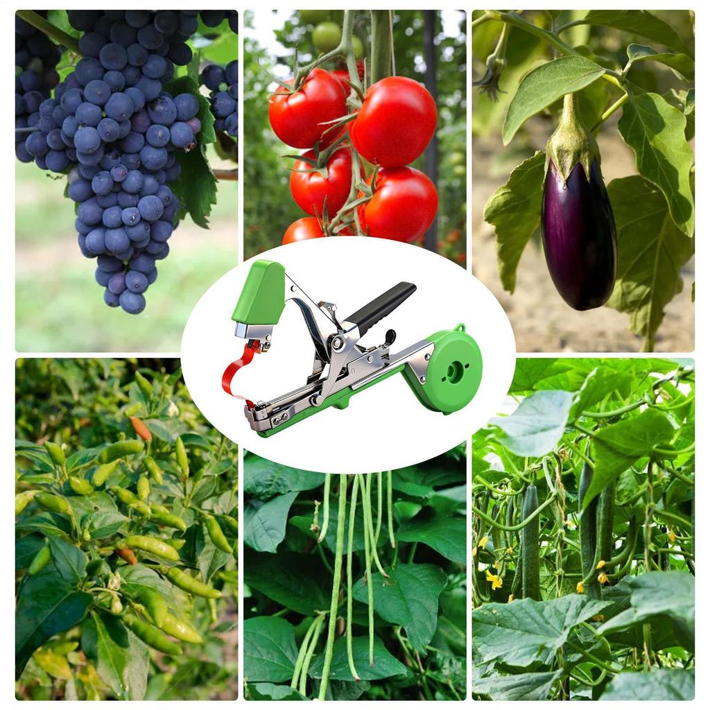 Plant Binder Machine Heavy Duty Ergonomic Handheld Labor Saving Binding Machines Garden Tying Tool For Vine Tomato Cucumber