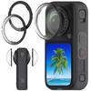Removable Lens Guard Optical Glass Protective Lens Cap for Insta360 X6 Panoramic Camera Accessories