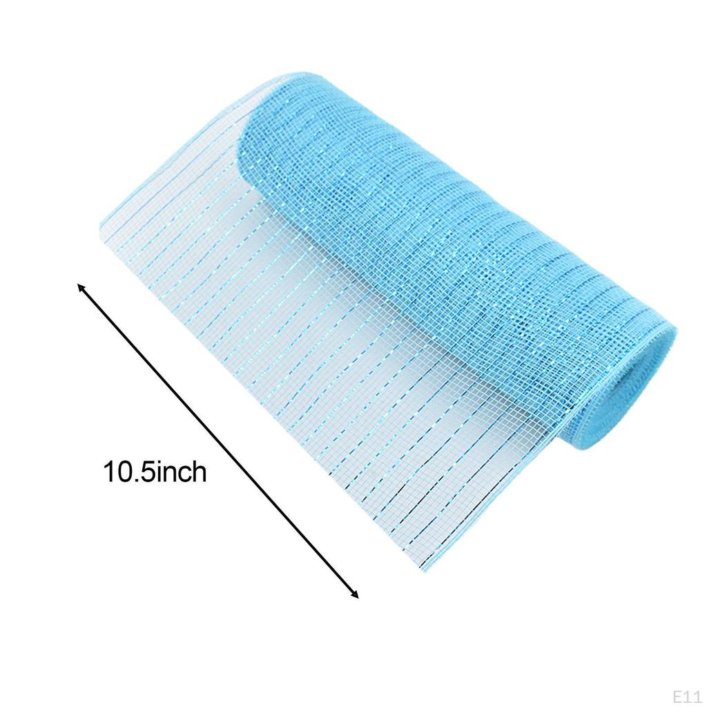 Mesh Ribbon Decor DIY Handmade Foil Easter Day Decoration for Bows Decorating Garland Craft