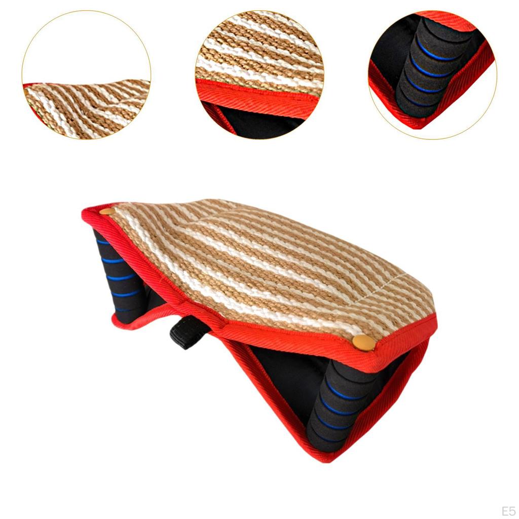 Dog Bite Cushion Tug Toy Lightweight Training Biting Sleeve for Tear Resistant