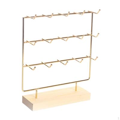 3 Tier Earring Organizer, Stand Holder, Storage Hanger for Dresser Countertop
