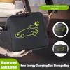 Electric Car Battery Jumper Cable Plugs Bag Waterproof Ev Car Charging Cable Sockets Storage Organizer For Charging Cables Cords