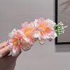 Hårnål 3D Konstgjord Blomma Dekor Hårkam Lätt att Bära Fixare för Korta Hår Utomhusresor Hårpinne Håraccessoarer