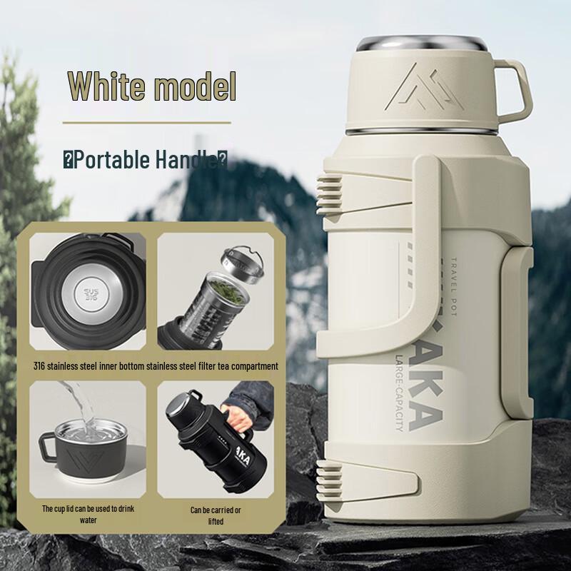 Large Capacity Stainless Steel Insulated Tea Infuser Flask