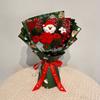 1Pc Christmas Bouquet Finished Pure Handmade Wool Flower Nobesong Holly Gift Hand Bouquet