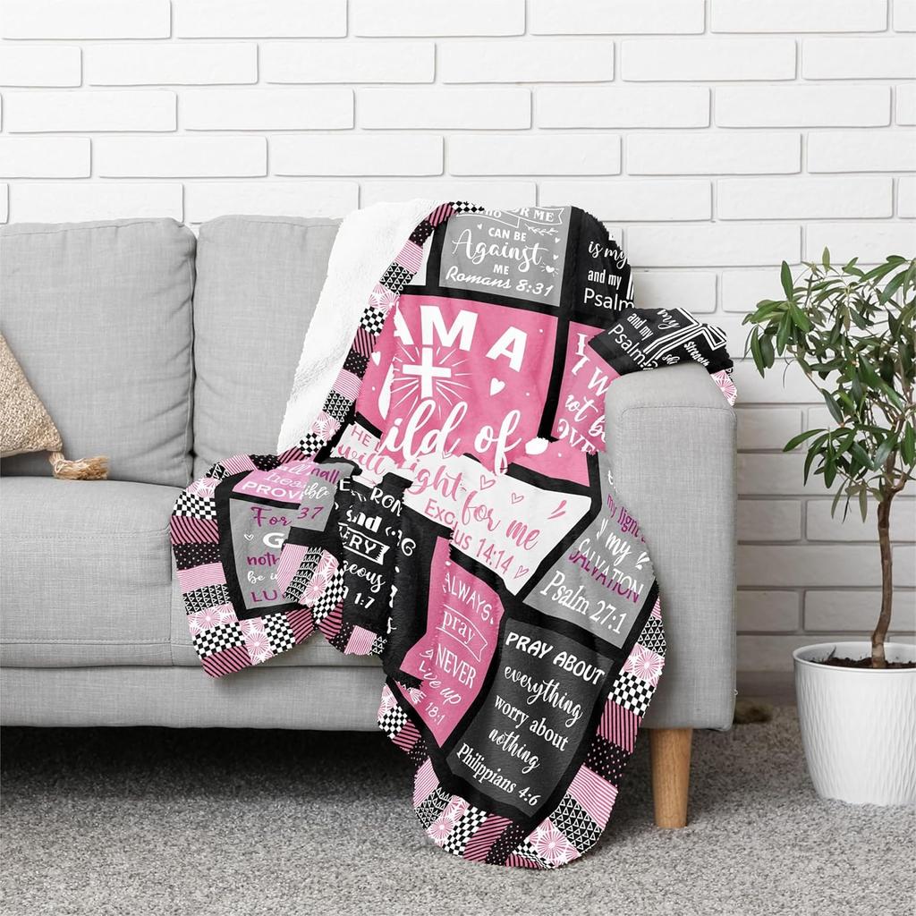 Gifts for Women Blanket I Am a Child of God Blankets Inspirational Religious Birthday Gifts Baptism Confirmation Gifts for Girls
