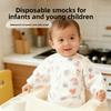 Children's Waterproof and Oil-resistant Disposable Coveralls, Enlarged Size, Thick Material, Portable Baby Bib