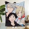 Sport Y-Yuri on Ices Throw  Flannel Throw Blanket,Bed Home Office Nap Blanket Travel,Camping,Picnic Blanket Soft Decor