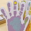 6Pcs Palm Sticky Notes Set 30 Sheets/Pad Kids Self-Adhesive Note Kids School Office Pink Green Yellow Blue Sticky Notes