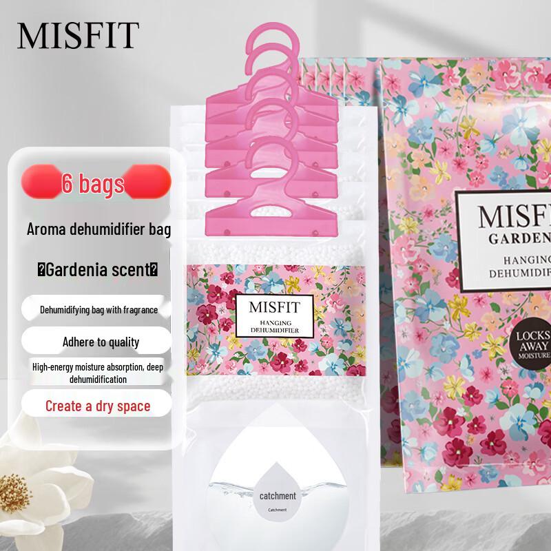 MISFIT Scented Wardrobe Dehumidifier Bags