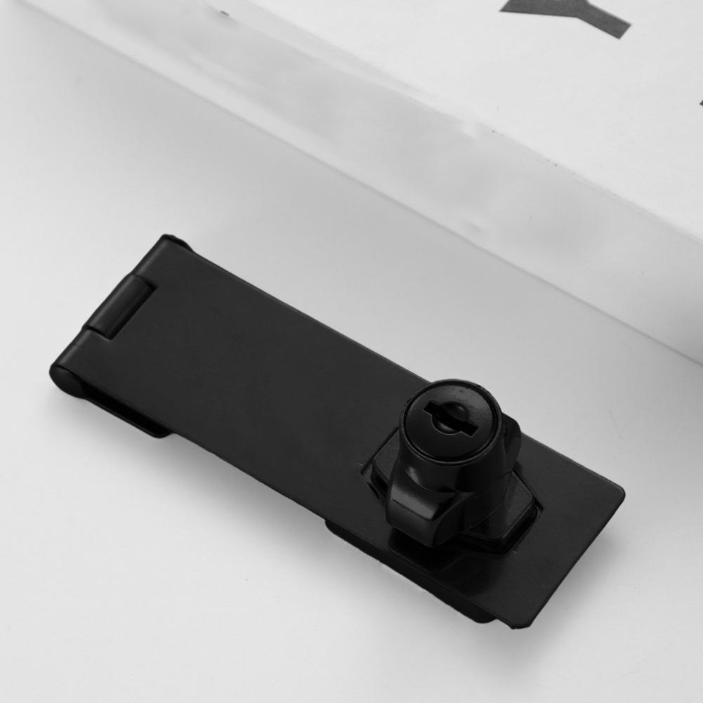 Sliding For Door Key Padlock Latch in Stainless Steel for Cabinets Drawers For Door Latches Zinc Alloy Security