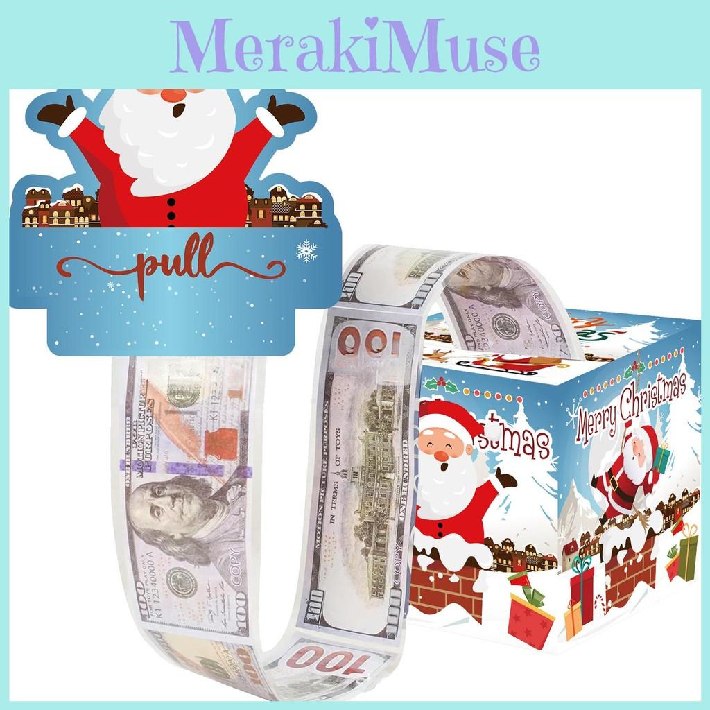 Money Christmas Santa Box With Paper Material Festive Decoration Celebration