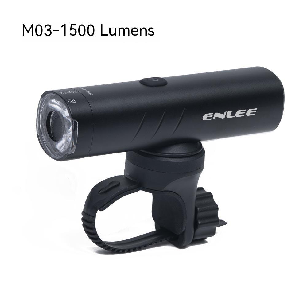 ENLEE Bike Headlight Mountain Road Bike Headlight Night Ride Strong Light Anti-Glare Super Bright Night Light Riding Equipment M03 1500LM