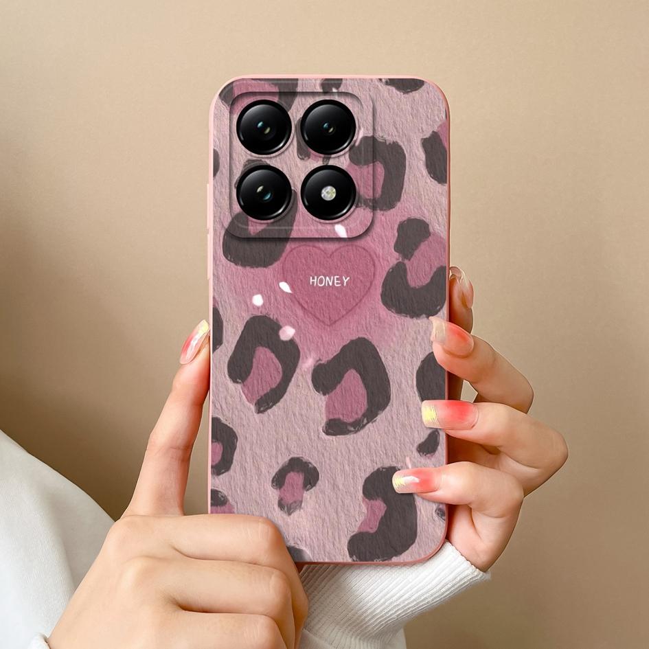 Weiche neue Hüllen für Xiaomi 14T 15 Pro Capa Hübsche Wolkenblumen Stilvoller Schutz aus flüssigem Silikon Langlebiger Anti-Tropfen für Xiaomi Shell Back Covers