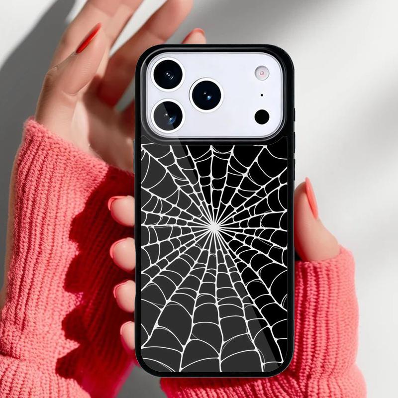 Spider Spider Web Phone Case for iPhone 17 Air 16e 15 14 13 Pro Max Back Cover for 12 11 Pro Coque
