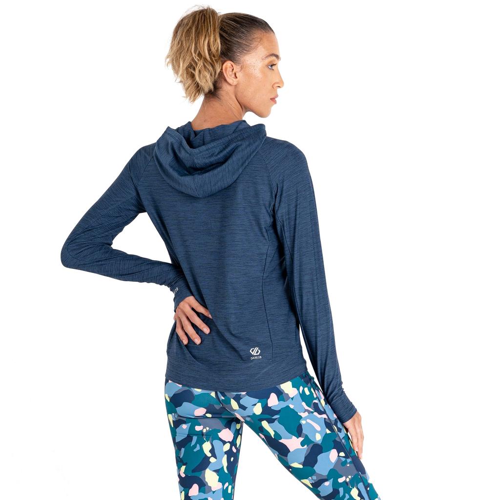 Felpa con cappuccio leggera da donna Laura Whitmore - Sprint City Marl