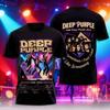 Rock Deep Purple Band T-Shirts 3D Print Men Women Short Sleeve Round Neck T Shirt Oversized Tees Hip Hop Tops Unisex Clothing