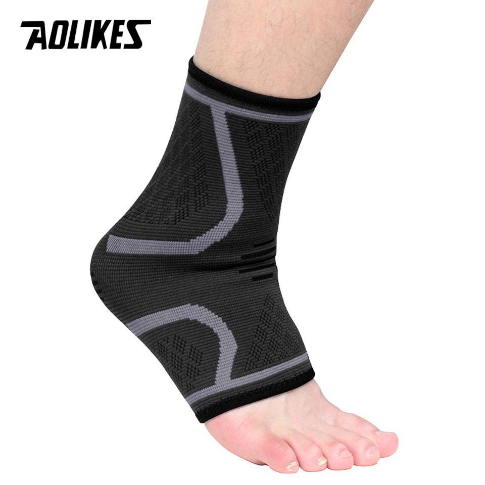 Aolikes 1Pcs Ankle Brace For Women & Men,Ankle Support Sleeve & Ankle Wrap - Compression Ankle Brace For Sprained Ankle