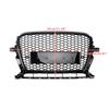 Gloss Black Front Honeycomb Bumper Grill Grille Fit Q5 2013-2017