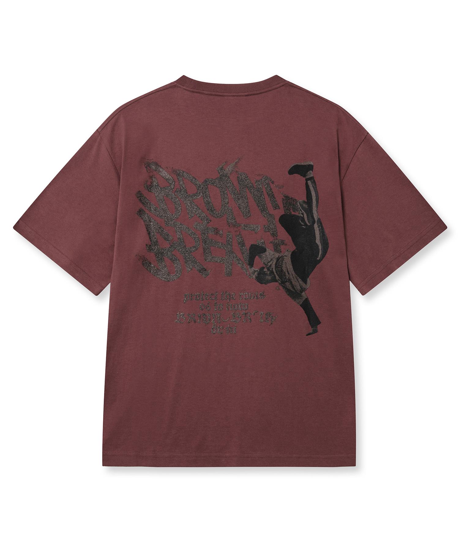 Brown Bless Freeze Tag Tee - Brick Red Brick Red/L