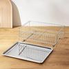 [Online Exclusive] Pearl Metal Stainless Steel Dish Drainer Basket AZ-7166