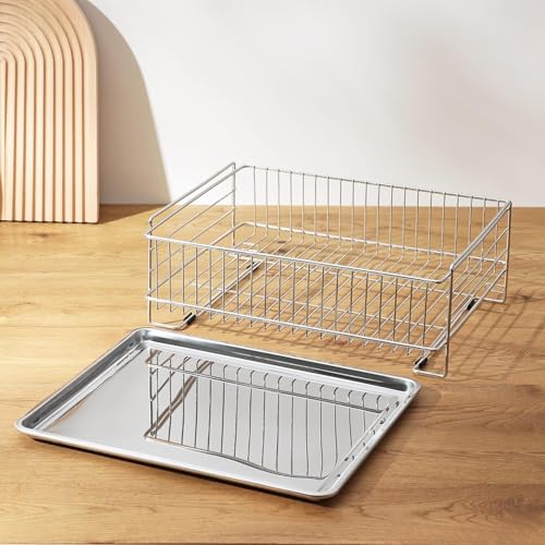 [Online Exclusive] Pearl Metal Stainless Steel Dish Drainer Basket AZ-7166