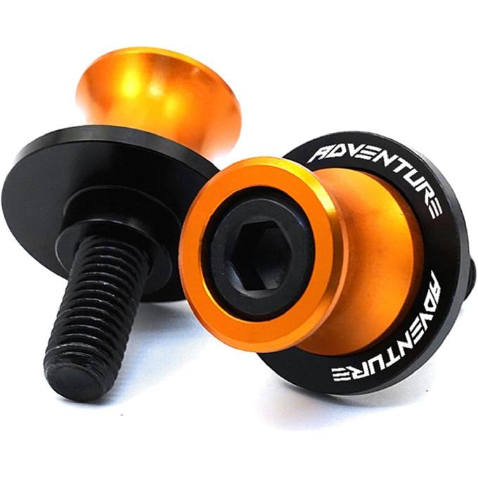 

Сумісний з 2025 390 ADVENTURE 2026 790 890 ADVENTURE R 890ADV 1290 Super ADV 690 SMC-R M10 CNC Мотоцикл Задній маятник Шпульки Слайдер Гвинти для підставки помаранчевий