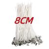 100 Pezzi Stoppini per Candele in Cotone Puro Senza Fumo Fai da Te Anima in Cera Anima in Cotone Intrecciata Linea di Cera per Lampade a Cherosene per Candele da Te Light Candele Galleggianti