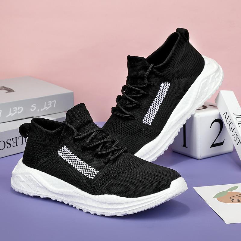 2025 neue Mesh-Freizeitschuhe für Damen modische Plateau-Damen-Sportschuhe einfache Slipper trendige Damenschuhe