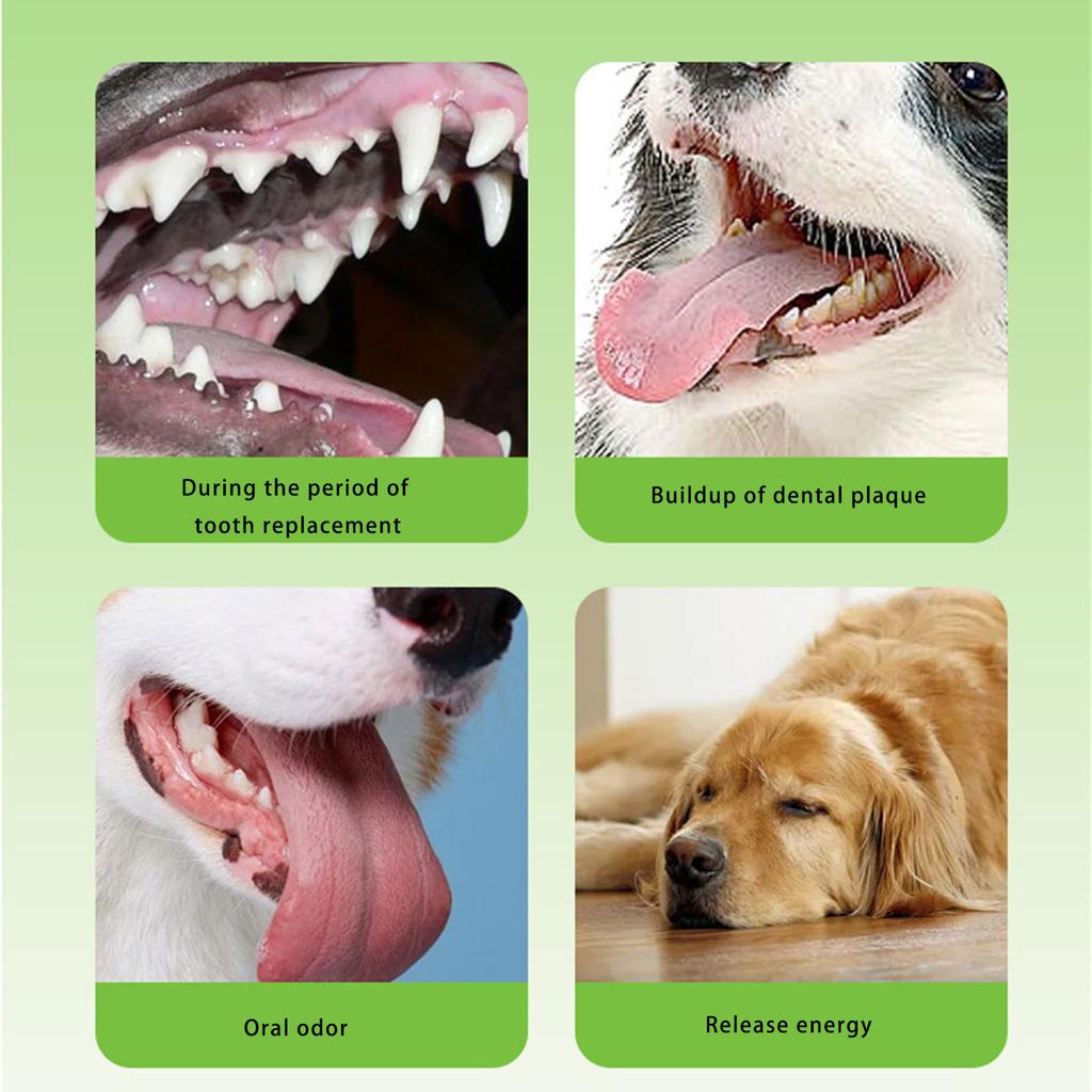 Slow Feeder Dog Toy Tentacle Chew Bone With Treat Dispenser Design Durable Rubber For Dental Health Stress Relief