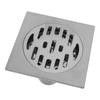 Square Shower Drain Kit 4.3in Stainless Steel Anti Clogging Odor Free Floor Drain for 50mm 75mm