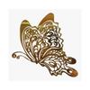 5Sheets Elegant Butterfly Metal Stickers Resin Mold Fillers Jewelry Making Materials Filling Epoxy Resin Supplies