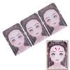3 ks Růžové Oblečení Malování Make-up Cvičení Šablona Zesílená Opakovaně Použitelná Velikost A4 Omyvatelná Barva na Obličej P